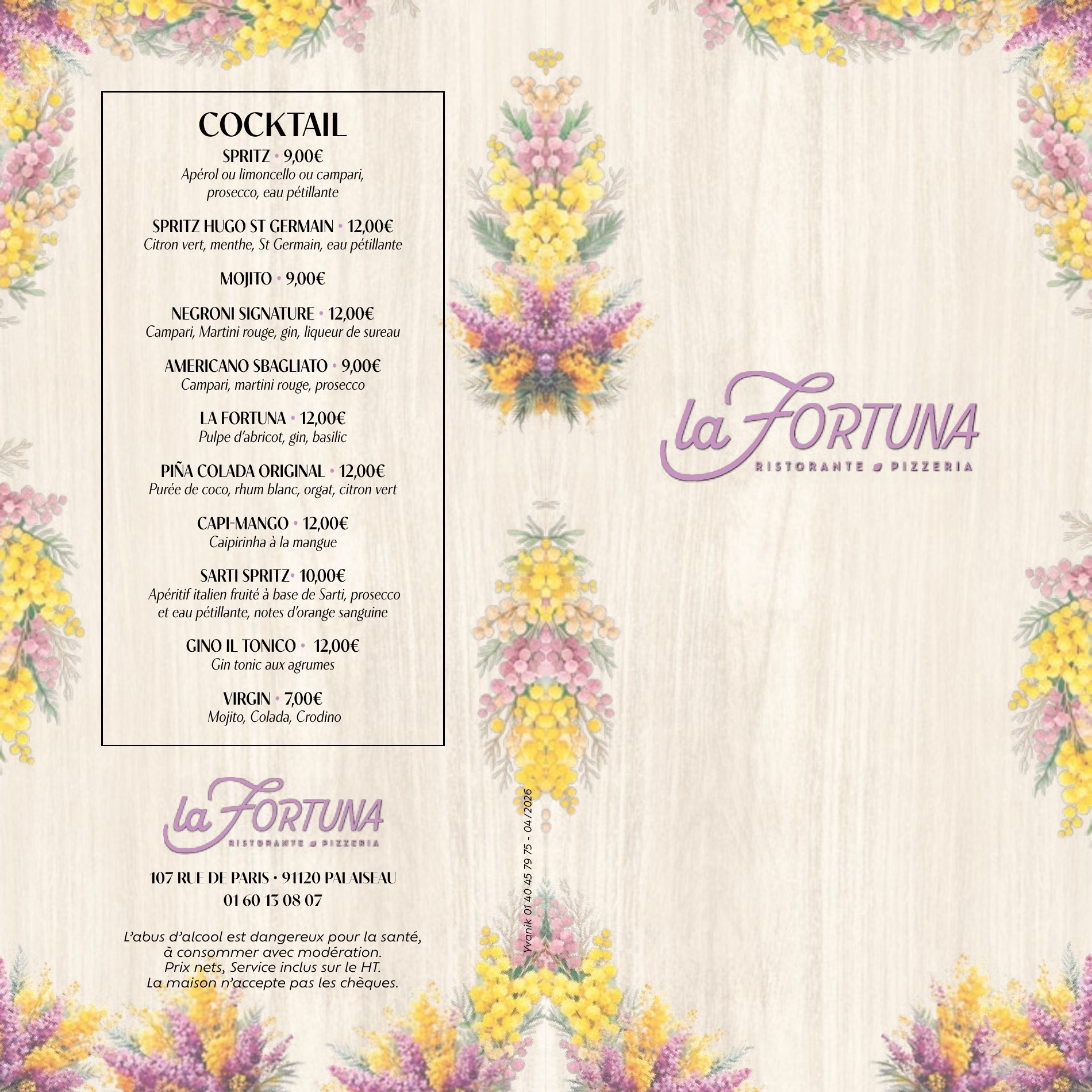 La Fortuna – Cocktails